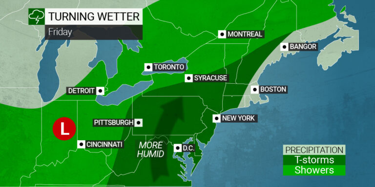 Soggy Start in Northeast Will Give Way to Nicer Weather for Memorial ...